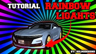 RAINBOW  DYNAMIC ANIMATED LIGHTS TUTORIAL [upl. by Noiwtna726]