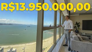 PRÉDIO DO NEYMAR DE SUPER LUXO COM A VISTA MAIS LINDA DE BALNEÁRIO CAMBORIÚ POR 14 MILHÕES [upl. by Ssirk]