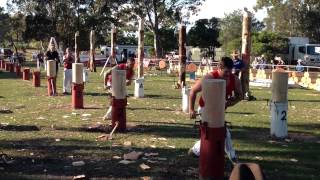 B Rees vs B Meyer Round 2 300mm QLD Standing Block Elimination Championship Redcliffe 2015 [upl. by Voleta540]