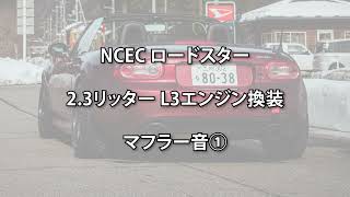 NCロードスター 23リッターマフラー音① Good Win Racing製 触スト [upl. by Helfand]