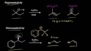 Regioselectivity stereoselectivity and stereospecificity [upl. by Marje]