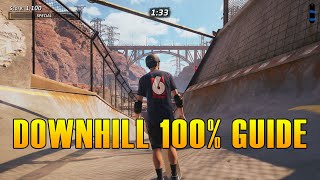 Downhill Jam GOALS amp SECRETS  Tony Hawks Pro Skater 1  2 [upl. by Lemmy789]