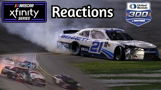 Drunk Reactions  2024 Xfinity Daytona United Rentals 300 [upl. by Enrak]