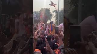 navneet rana pushpa style rally gavran90 ABPNews abplive abpmajhatv navneet [upl. by Buroker]