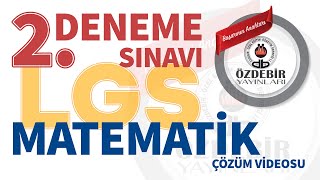 OCAK 2024  LGS 2 DENEME SINAVI MATEMATİK ÇÖZÜM VİDEOLARI [upl. by Mattson]