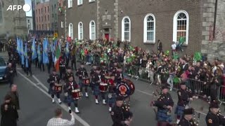 Irlanda le celebrazioni per il giorno di San Patrizio [upl. by Bandler]