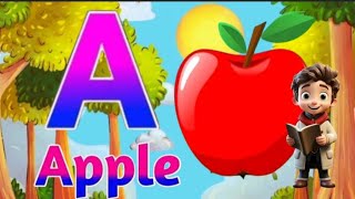 A for Apple B for Ball  English Alphabets  Alphabets  A for Apple  ABCD  Educational videos [upl. by Maltz94]