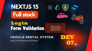 Nextjs 15 amp React 19 Login Form Validation with Zod  Dev07  EzyCode [upl. by Lau]