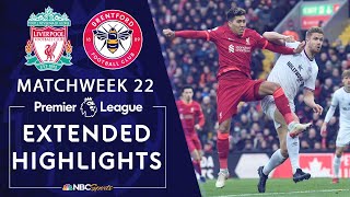 Liverpool v Brentford  PREMIER LEAGUE HIGHLIGHTS  1162022  NBC Sports [upl. by Bradman]