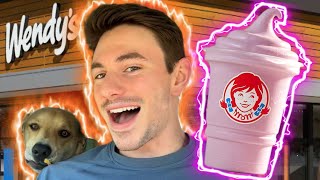 New Wendy’s Triple Berry Frosty Review [upl. by Oleusnoc398]