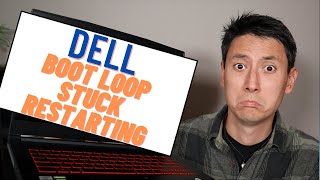 How To Fix Dell Boot Loop  Stuck Restarting Error [upl. by Fisken201]