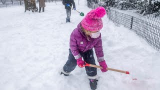 January Blizzard Drops 2 Feet of Snow on New York New Jersey [upl. by Erialb]