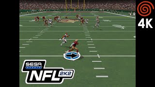 NFL 2K2 4K  2160p  60fps  Redream Emulator Premium on PC  Sega Dreamcast [upl. by Gromme]