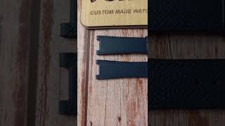 Navy Epsom Leather Custom Notched Strap [upl. by Hau]