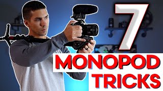 7 MONOPOD Tricks I ACTUALLY USE for Filmmaking [upl. by Nofpets]