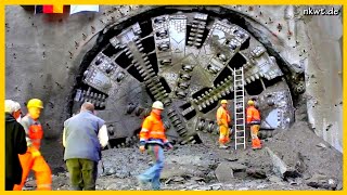 EXTREME TUNNEL MACHINE  Europes Largest Tunnel Boring Machine [upl. by Ainaznat]