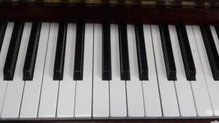 The E flat Major chord  how to play  piano  triad  piano technique [upl. by Neelat]