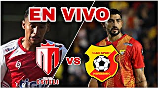 REAL ESTELI 0 VS 0 HEREDIANO EN VIVO VER PARTIDO DE IDA COPA CENTROAMERICANA [upl. by Olympia]