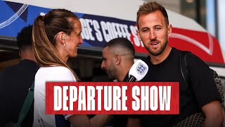 Live Departure Show  Three Lions Depart St Georges Park For EURO 2024 [upl. by Nalid]