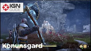 God of War  KonunsgardHail to the King Walkthrough  Part 1 [upl. by Riccio733]