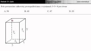 Zadanie 23  Matura z matematyki 2010 [upl. by Casteel]