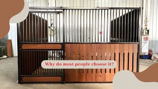 What does the functional horse sliding door look like [upl. by Rosio]