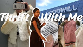 Thrift with me  Style my thrift finds Thrift Haul Earthy Girl  Boho  Fall Natural Fibers [upl. by Aneetak]