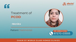 PCOD Natural Treatment with Homeopathy Afecto Homeopathy [upl. by Surovy]