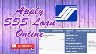 How to Apply SSS Salary Loan Online SSS Online Tutorial [upl. by Acinhoj]