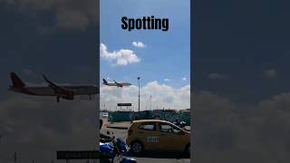 Vista de aviones en el aeropuerto el dorado shorts spotting aviation [upl. by Benji109]