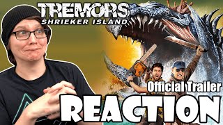 TREMORS SHRIEKER ISLAND  Official Trailer Reaction Tremors 7 [upl. by Melania492]