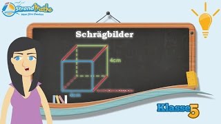 Schrägbilder zeichnen und verstehen  Klasse 5 ★ Wissen [upl. by Annavahs584]