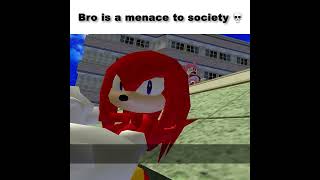 Knuckles is unhinged sonic memes [upl. by Poulter]