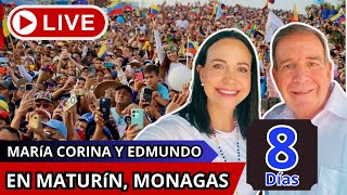 🔴DIRECTO  En vivo María Corina Machado con Edmundo González Urrutia en MONAGAS [upl. by Laenaj880]