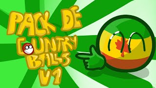 ¡PACK DE COUNTRYBALLS V1 coutryballs pack polandball  PIELUCFER [upl. by Asilenna]