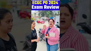 ECGC PO 2024 Exam Review ecgcpo2024 examanalysis shortvideo [upl. by Oswell]