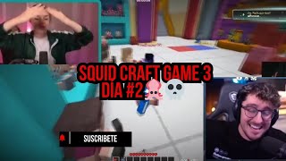 💀MUERTES DE SQUID CRAFT GAME 3 🚨DIA 2 🚨 [upl. by Moersch]