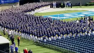 2018 USAFA Graduation March On [upl. by Akehs446]