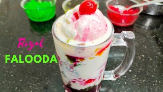 Royal Falooda Recipe in Telugu  రాయల్ ఫలూడా  Falooda Recipe  Orange Oven [upl. by Htiekel]