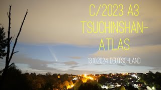 Komet C2023 A3 TsuchinshanATLAS [upl. by Munster795]