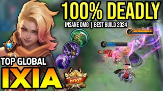 IXIA BEST BUILD 2024  TOP GLOBAL IXIA GAMEPLAY  MOBILE LEGENDS✓ [upl. by Elli]