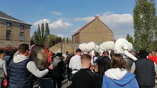 34ème Carnaval  Cortège des Sociétés de Gilles  Écaussinnes Belgique  2022 [upl. by Merola]