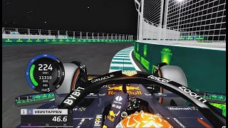 F1 Jeddah 2024 Max Verstappen Pole lap recreation Assetto Corsa f1 formula1 assettocorsaf1 [upl. by Telracs]