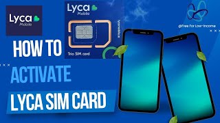 How to Activate Lyca Sim Card [upl. by Nirmak843]