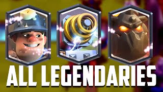 Clash Royale  ALL LEGENDARIES Legendary Card Deck [upl. by Otreblaug431]