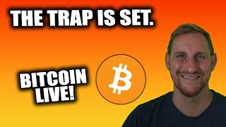 BITCOIN TRAP IS SET  FRIDAY MORNING LIVE [upl. by Etnad]