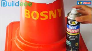 Night Cyclist Safety Hack  Bosny Light Reflector Spray [upl. by Favien460]