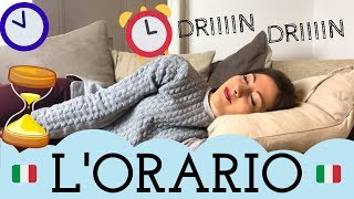 Come dire lORARIO in italiano che ora è che ore sono  How to Tell TIME in ITALIAN ⏰ ⌚️ 🕰 [upl. by Intruok240]