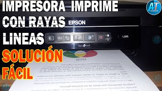 Como Solucionar Impresión Con Rayas Epson – Limpiar y Alinear Cabezales De Impresora Epson [upl. by Aeriel466]