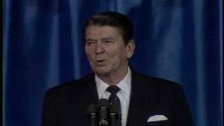 Ronald ReaganWe will never abandon our belief in God [upl. by Tildi]